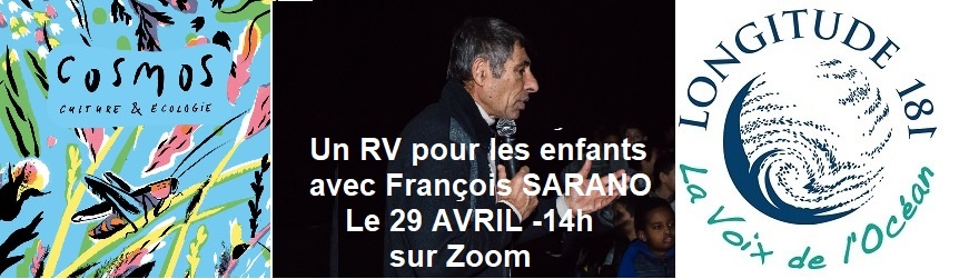 Le monde sous-marin raconté aux enfants par François Sarano le 29 avril à 14h !